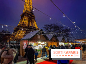 Marché de Noël 2023 au pied de la tour Eiffel - Quai Jacques Chirac