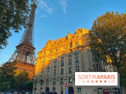 Visuel Paris 7e - Tour Eiffel - coucher de soleil