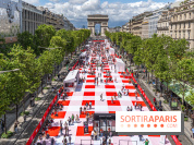 Grand pique nique des Champs-Élysées - photos