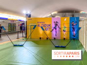 JO de Paris 2024 : animations sportives Stadium RATP à la station Auber - IMG 9273