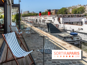 La Plage Parisienne, restaurant et terrasse en bord de Seine Quai de Javel