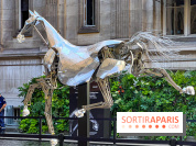 ZEUS, cheval métallique de la cérémonie d'ouverture des JO de Paris 2024 à l'Hôtel de Ville
