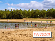 Île de loisirs du Val de Seine dans les Yvelines, plage, baignade et activités - photos
