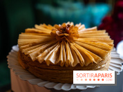 Galette des Rois La Réserve Paris : la belle Fleur de Noisette 2026