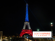 La Tour Eiffel en bleu blanc rouge ces 12 et 13 novembre 2025