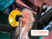 Patti Smith en séance de dédicaces à la librairie Gallimard à Paris