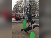 Démonstration de Street Workout à La Défense 