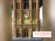 Exposition LEGO à l'Hôtel de Ville - façade de Notre Dame de Paris