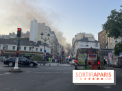 Incendie dans le 18e arrondissement : une voiture en flammes