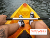 Du kayak et du canoë gratuit sur la Seine face à l'Île Saint-Louis à la base nautique du Bras Marie