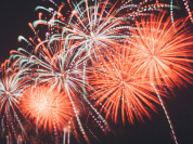 Feu d'artifice du 14 juillet à Garges-lès-Gonesse (95)