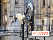 JO Paris 2024: Zeus, le cheval métallique de la cérémonie d'ouverture exposé à l'Hôtel de Ville