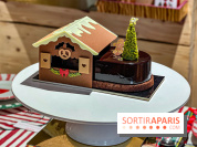 Bûches de Noël 2025 de La Grande Epicerie de Paris : trois gâteaux dans l'esprit des marchés de Noël