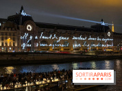 Quelle est cette projection lumineuse sur le musée d'Orsay ?