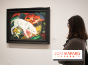 Trois animaux (chien, renard et chat), Franz Marc, 1912 - L'aventure du Cavalier Bleu au Musée de l'Orangerie