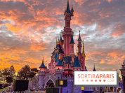 Visuels Disneyland Paris - château coucher de soleil