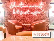 Elan café, le célèbre salon de thé rose aux Galeries Lafayette