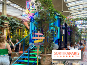 Un bar à glaces et un dessert dans un train de la Félicita