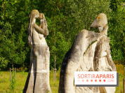 Le jardin de sculptures de la Dhyus, un lieu insolite en Île-de-France