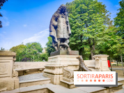 Visuels Paris - statue Jean de la Fontaine jardin Ranelagh