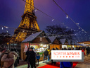 Marché de Noël 2023 au pied de la tour Eiffel - Quai Jacques Chirac