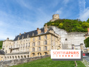 Le Château de la Roche Guyon, le château troglodyte dans le Val-d'Oise - 95 - vue façade