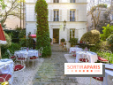 Terrasse de l'Hôtel Particulier, le jardin verdoyant au cœur de Montmartre - photo
