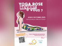 Yoga Rose - Affiche yoga rose 2025 fondation