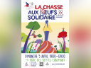 Secours populaire - Chasse aux oeufs solidaires 2026 - Affiche (1)