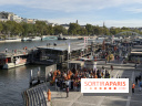 Un défilé flottant sur la Seine pour célébrer l’ouverture du 1er mandir traditionnel d’Ile-de-France