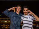 Benjamin Pavard et Michaël Canitrot