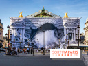 JR réinvente la façade du Palais Garnier - Opéra de Paris : installations et projections gratuites