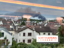 Yvelines : un important incendie en cours au sud de Paris, un impressionnant panache de fumée visible à des kilomètres