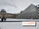 La Neige à Paris - Musée du Louvre pyramide