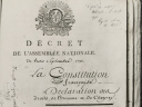 Éphéméride du 3 septembre à Paris : L'adoption de la première Constitution française à Paris