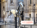 JO Paris 2024: Zeus, le cheval métallique de la cérémonie d'ouverture exposé à l'Hôtel de Ville
