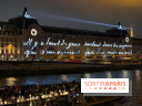 Quelle est cette projection lumineuse sur le musée d'Orsay ?