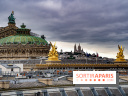 Visuel Paris Opéra Montmartre ciel gris