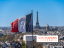 visuel Paris visuel  - France - Tour Eiffel - drapeau