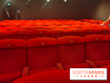 Visuels salles de spectacle et théâtres - salle de cinéma fauteuil rouge