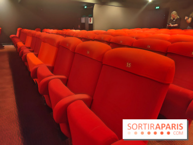Visuels salles de spectacle et théâtres - salle de cinéma fauteuil rouge