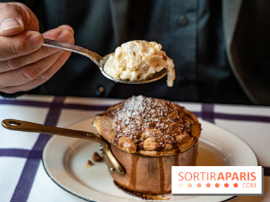Auberge Pyrénées Cévennes - Bistrot Paris 11e - soufflé caramel beurre salé