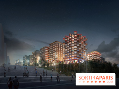Jeux Olympiques de Paris 2024 : chantier du village des athlètes