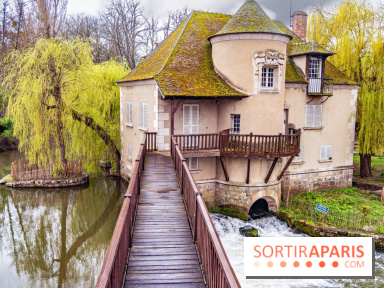 Moret-sur-Loing - citée médiévale - plus beaux détours de France - moulin