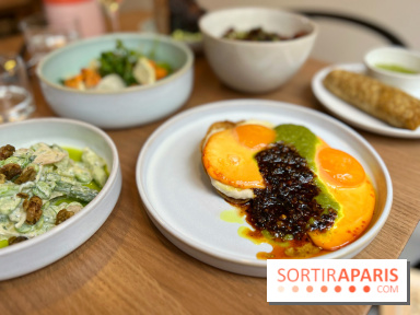 Restaurant Lou - Tostada oeufs au plat