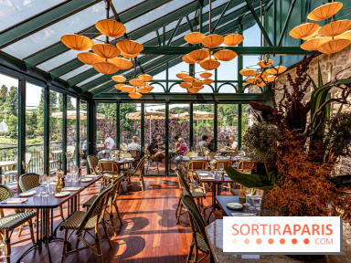 Le Nid, le restaurant-terrasse sur berge à l'Isle-Adam -   décoration salle - DOD Architecte
