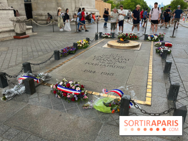 flamme soldat inconnu Arc de Triomphe