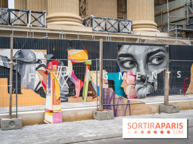 Exposition street-art Fragments par Ensemble Réel a l’église de la Madeleine