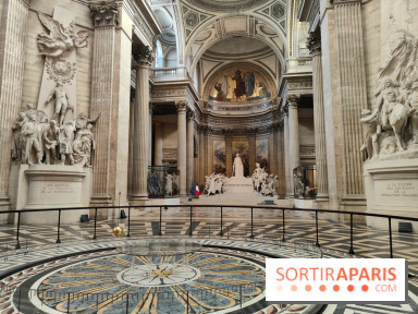 Le Panthéon à Paris - les photos intérieur - pendule Foucault