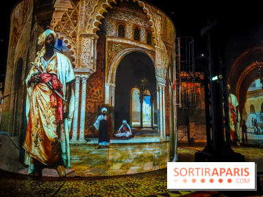 Les Orientalistes, l'exposition de l'Atelier des Lumières qui nous fait voyager en Orient - photos - IMG20240208102659